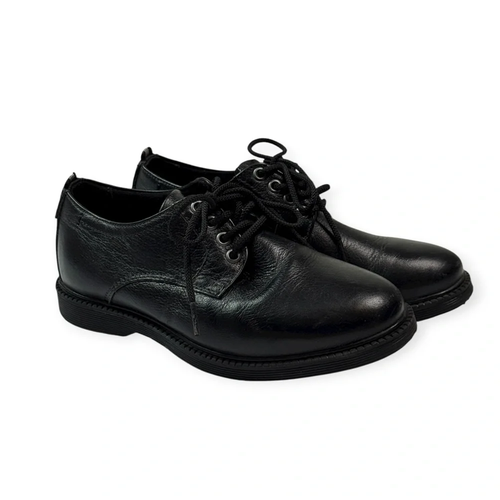 Flag LTD. Joshua‎ Leather Lace Up Oxfords in Black Size 1